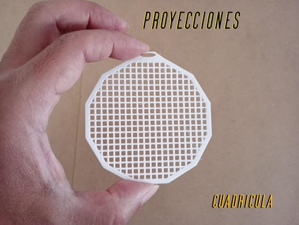 projection 026 - grid 3d print model - Mito3D
