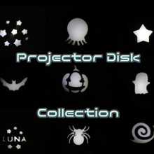 projector disk collection game cdb crashdebug ikea hack led torch projection mechanical toys 3d print model - Mito3D