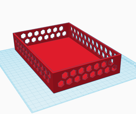 projet waf - un panier organisateur de salle bain rangement 3d print model - Mito3D