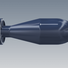 prologic airbomb aerodinámico de la bomba gadget aerodinámica realista juguete 3d print model - Mito3D