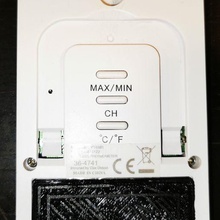 önsöz kablosuz termometre yt6981 battery cover sıcaklık metre 3d print model - Mito3D