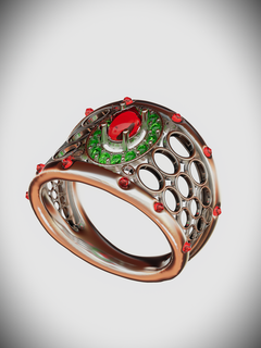promesa anillo 3d print model - Mito3D