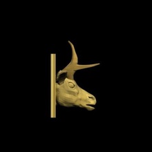 pronghorn head bust wall decoration home horns 3d print model - Mito3D