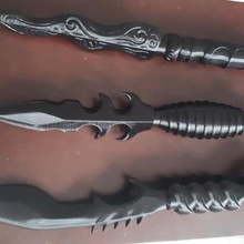 prop knives kit art weapons devil beast stinger sting skull props blades knife 3d print model - Mito3D