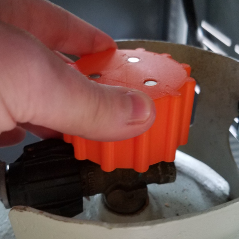 propane tank valve wrench tool arthritis 3D print model - Mito3D