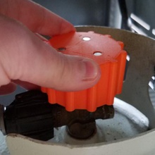 o tanque de propano válvula chave ferramenta artrite 3d print model - Mito3D