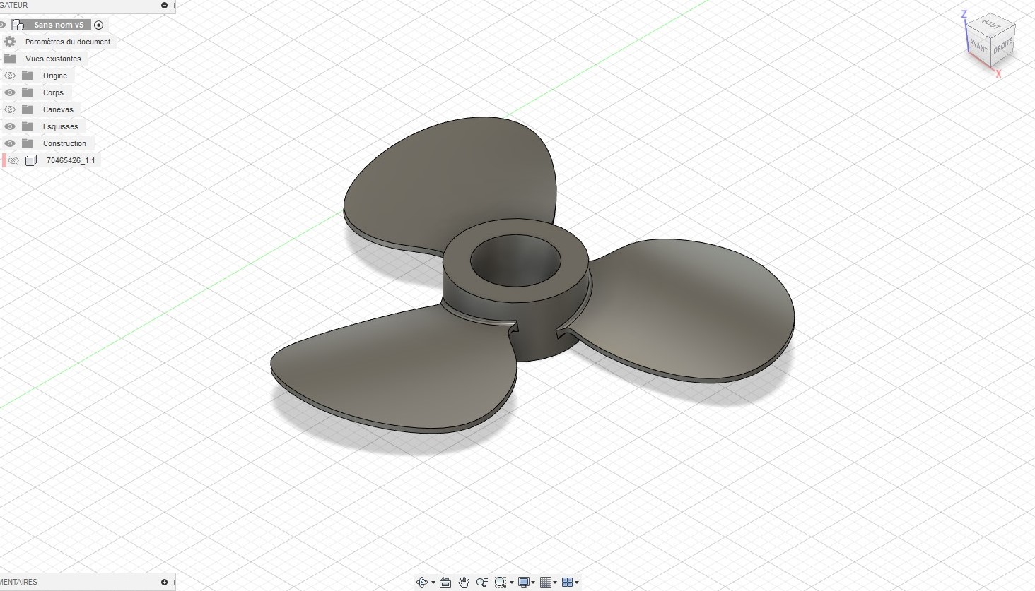 propeller helice 3D print model - Mito3D