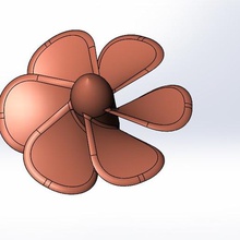 propeller tool rotation Spaß 3d print model - Mito3D