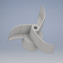 propeller no 2 tool blade water pump 3d print model - Mito3D