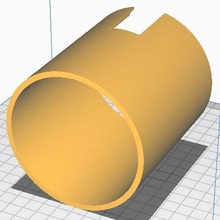 hélice boquilla extrusor 90mm 3d print model - Mito3D