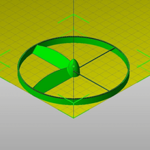 hélice épais bague murs jouets_mécaniques 3d print model - Mito3D