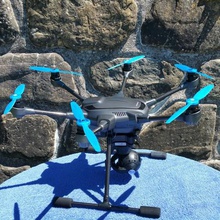 hélices, hélices drone blanco yuneec tifón varios la aviación 3d print model - Mito3D