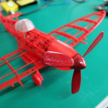 eliche di gomma banda modelli aerei gioco rc veicoli nastro alimentato 4 pale 3 dell'elica 2 3d print model - Mito3D