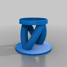 corretto candela bastone titolare supporto personalizzato pranzo_cucina 3d print model - Mito3D