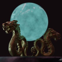 profezia orb Harry vasaio gadget amazon eco Magia serpente In piedi strega titolare supporto tenere 3d print model - Mito3D
