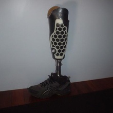 prótese hex perna tampa vários 3d print model - Mito3D