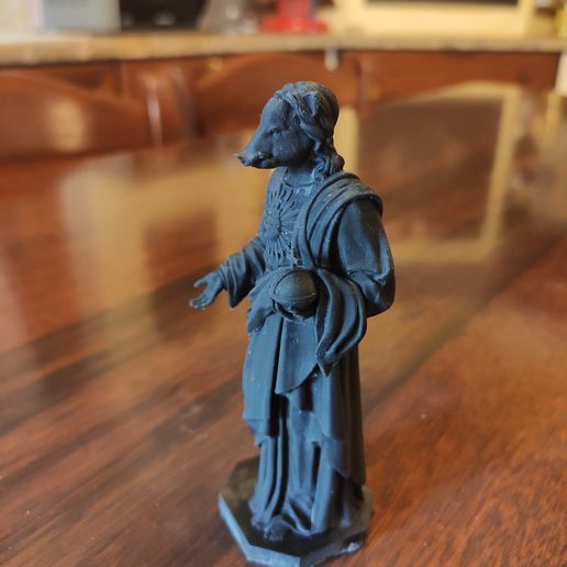 protagonista pi famoso libro fantasia fuso suino arte figura statua Gesù bestemmia maiale Harry vasaio Magia stregoneria supereroe divertente regalo dio Dio 3D print model - Mito3D