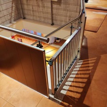 la protección de los niños en las escaleras casa el tubo frutos secos piso aluminio escalera puerta 3d print model - Mito3D
