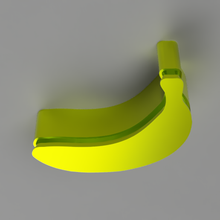 schützend Banane Fall Mantel Reise Lager Box Container draussen Mittagessen Obst 3d print model - Mito3D