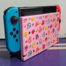 protective case nintendo switch dock animal crossing game housing protector accessories joycon 3d print model - Mito3D