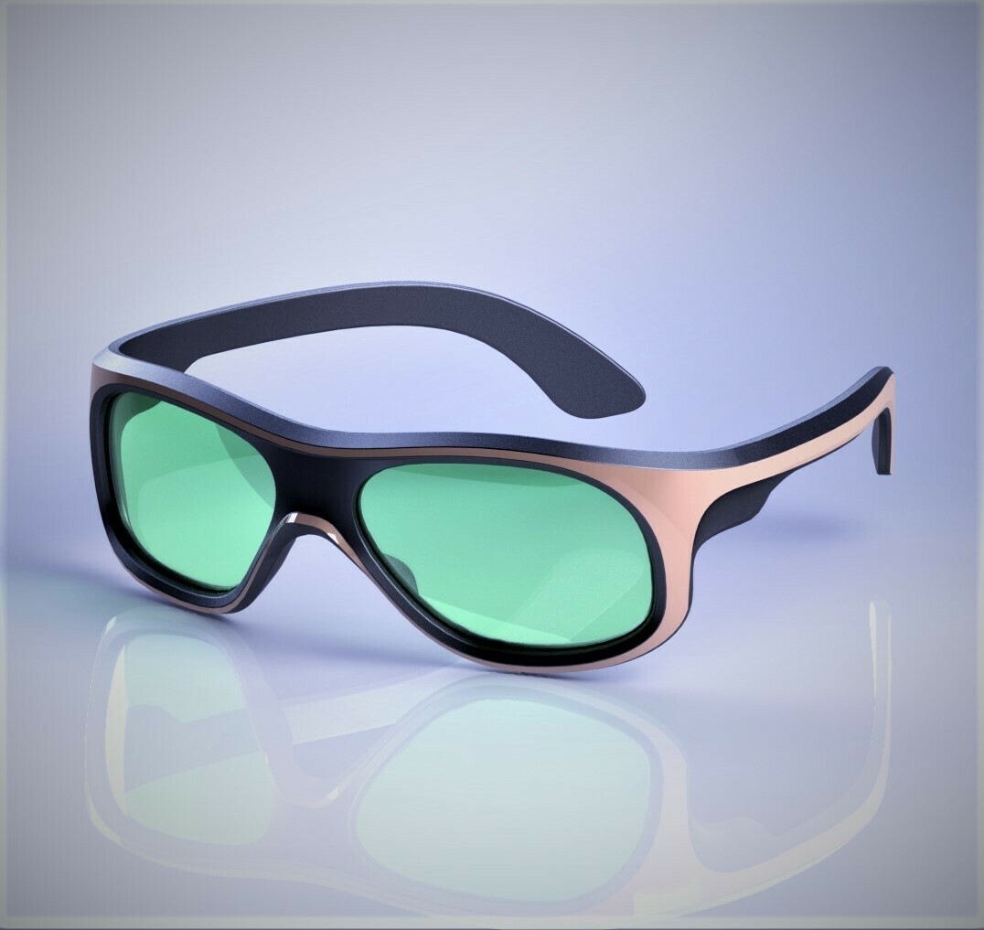 protetor óculos 3D print model - Mito3D