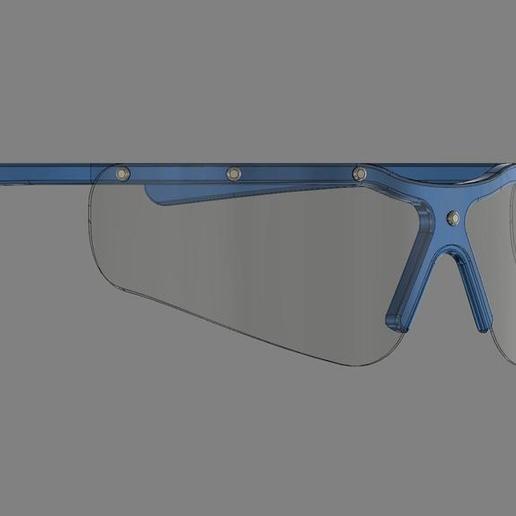 protective glasses v02 fashion protection 3D print model - Mito3D