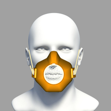 koruyucu maske covid-19 aracı filtre izole edilmiş Corona en iyi solunum 3d print model - Mito3D