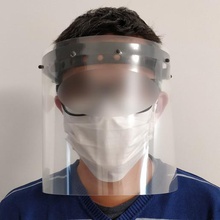 visière de protection écran facial outil visage bouclier visite covid 3d print model - Mito3D