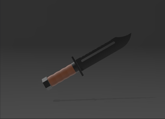 protector survival knife custom 3d print model - Mito3D