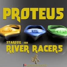 proteus río corredores juego los juguetes starfox sly barcos las carreras protean hombre proteanman la impresión de nintendo niños juegos diversión mosca flotador fácil 3d print model - Mito3D