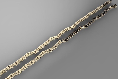 proto link chain jewelry amazing 3d print model - Mito3D