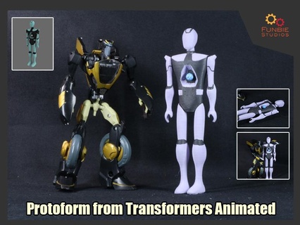 protoform transformers animated 3d print model - Mito3D