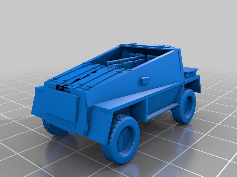 prototipe canadian car armored variant personnel caplad army personel sgm 3d printing 3D print model - Mito3D