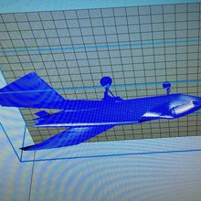 prototype d'avion de boeing jeu jouet archtype furtif 3d print model - Mito3D