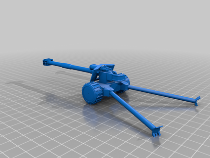 prototype lourd anti tank pistolet 3d impression 3d print model - Mito3D