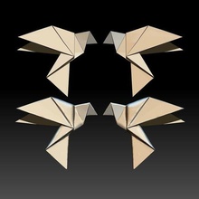 providencia solapa alfiler sicario Moda paloma logo origami accesorios 3d print model - Mito3D