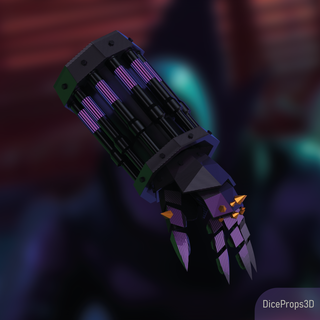 prowler gauntlet - spiderman spiderverse prowler spider-man spiderverse gauntlet 3d printing blender prowler thousands moral  3d print model - Mito3D