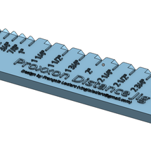 proxxon cutting jig - ruler tool foam table xps tiles 3d print model - Mito3D