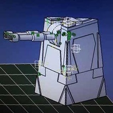 proxy-laser-turret star wars w40k Spiel 3d print model - Mito3D