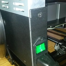 prusa bear slim case lrs-3x0 psu keb2 rear plug meanwell lrs 350 i3 mk3 3d_printer_parts 3d print model - Mito3D
