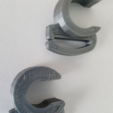 prusa cable clamps tool 3d printer accessories i3 mk2 tie management clip 3d print model - Mito3D