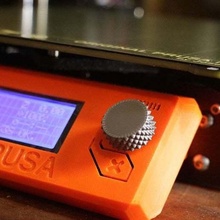 prusa exibição controle botão estriado superfície ferramenta 3d impressora partes 3d print model - Mito3D