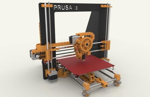 prusa i3 ipi rework 3d printer adjustable spool holder chain endstops frame impresora prusai3 steel wades extruder x carriage printers 3d print model - Mito3D