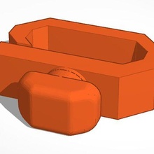 Prusa i3 mk3 mk3s mk3s+ lcd düz kablo klips araç Kulp destek kablolar Görüntüle 3d print model - Mito3D