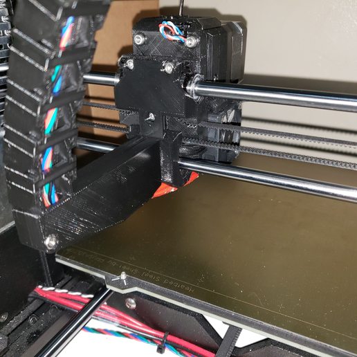 prusa i3 mk3s cable chain add-on x axis holder tool 3d printer parts prusai3mk3s management 3D print model - Mito3D