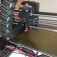 prusa i3 mk3s cable chain add-on x axis holder tool 3d printer parts prusai3mk3s management 3d print model - Mito3D