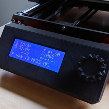 prusa i3 mk3s coperchio dello schermo lcd pulito strumento 3d print model - Mito3D