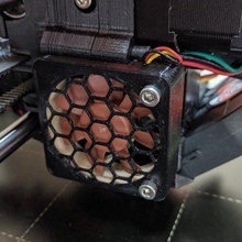 prusa mk3s alanında noctua fan kapağı i3 aracı 3d yazıcı ekstruder ızgara 3d print model - Mito3D