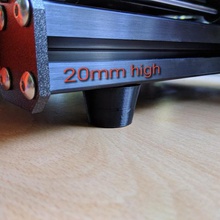 prusa i3 mk3s vibration dampening feet tool upgrade 3d print model - Mito3D