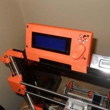 prusa i3 smart lcd frame mount tool 3d printer parts 3d print model - Mito3D
